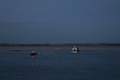 ILB towing 'Kazmar' off the beach on the flooding tide