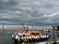 Lifeboat and crew alongside for the 62nd Annual Lifeboat Service at the quay
