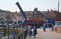 Setting up on the quay to crane in 37-34 Horace Clarkson, 26 June 2012