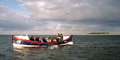 Wells crew manning the 118 year old ex-Bembridge lifeboat 'Queen Victoria' for a BBC news item about the 'Eliza Adams' (2005)