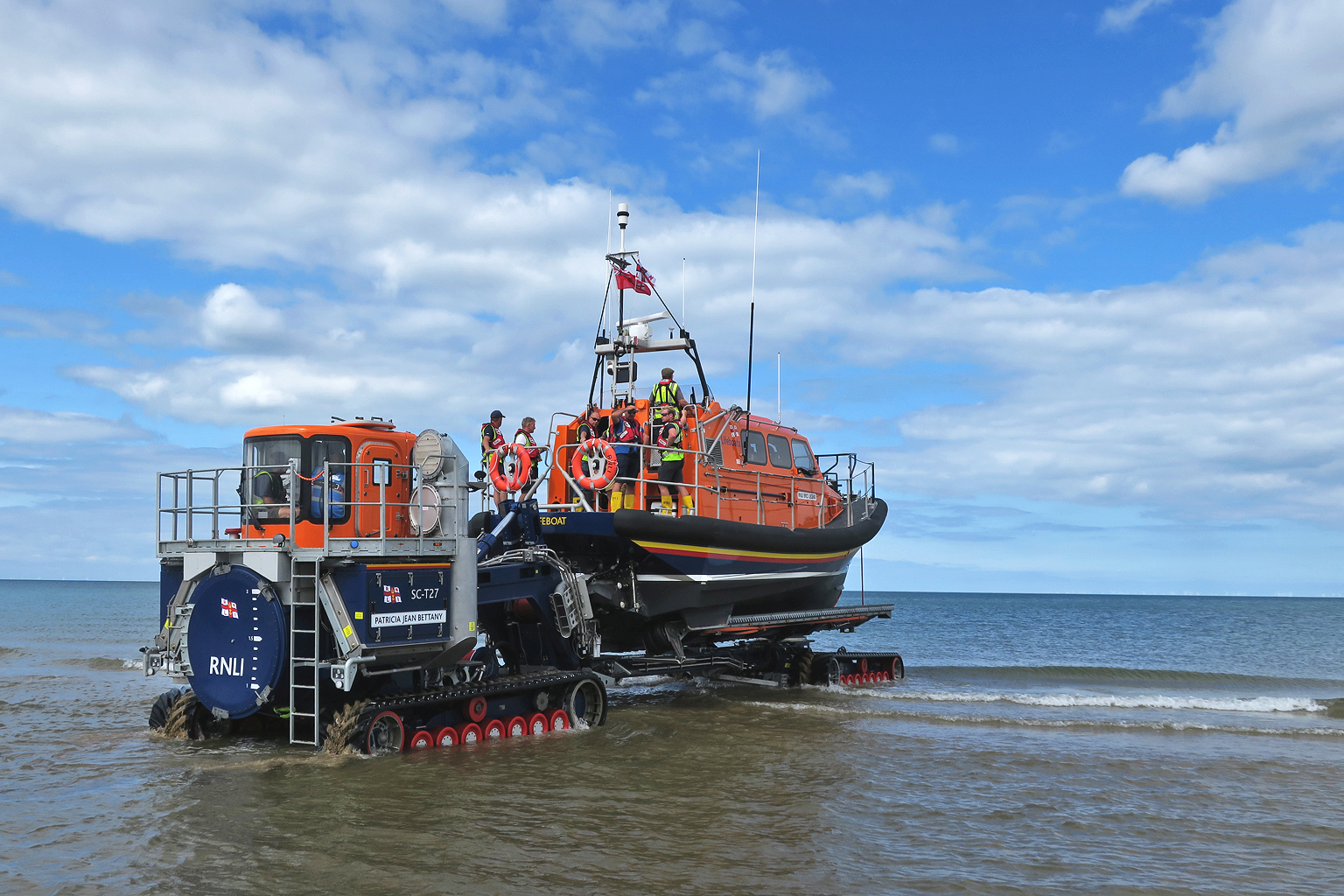 Launching from Holkham beach