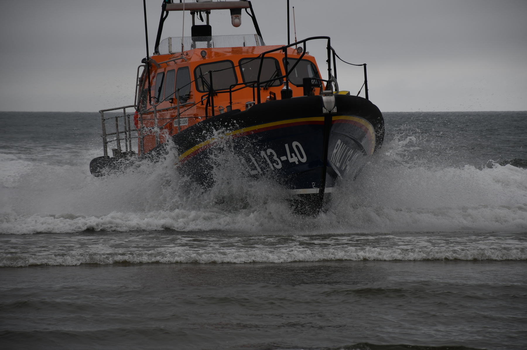 Coming ashore onto Holkham beach at 18kts